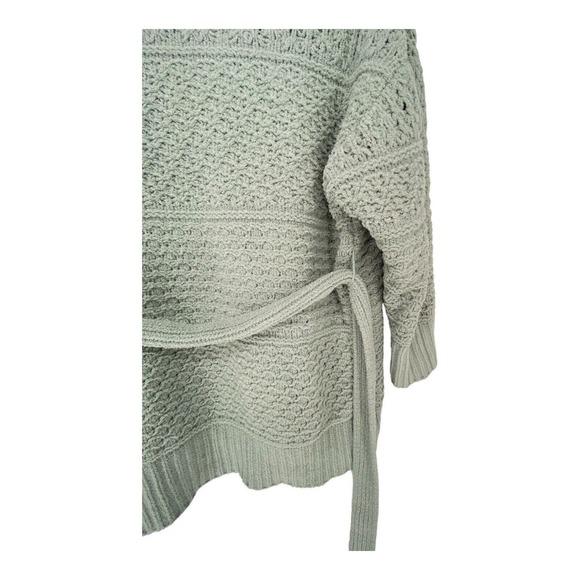 Jessica Simpson Women's Open Front Duster Cardigan Sweater Waffle Knit SZ Large - Picture 6 of 6